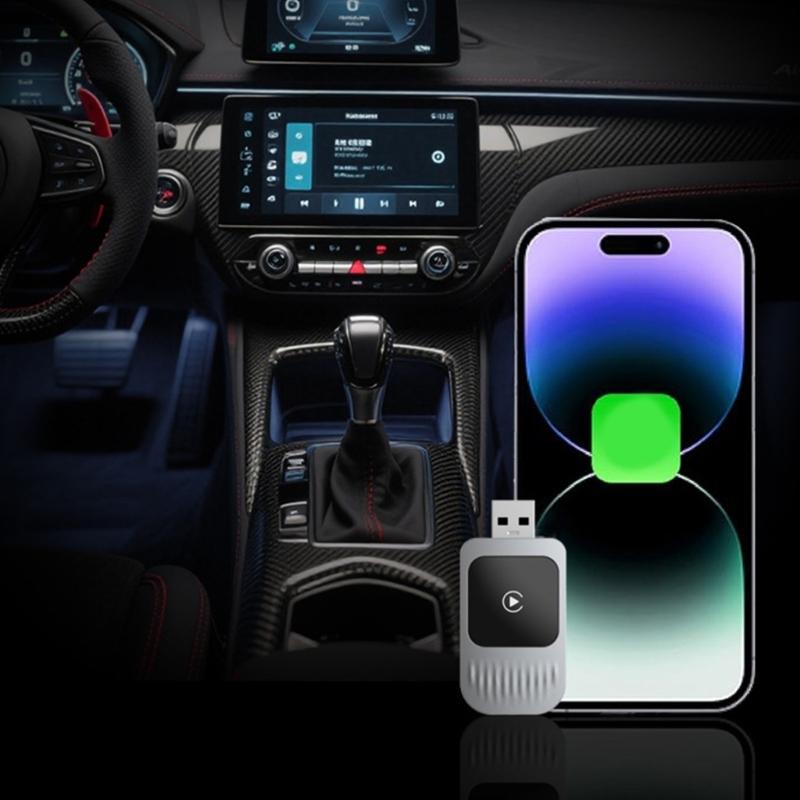 Transform Your Vehicle's Infotainment Cabled To Wireless Play Interfaces, Auto Connect No More Cables Suitable For Phone