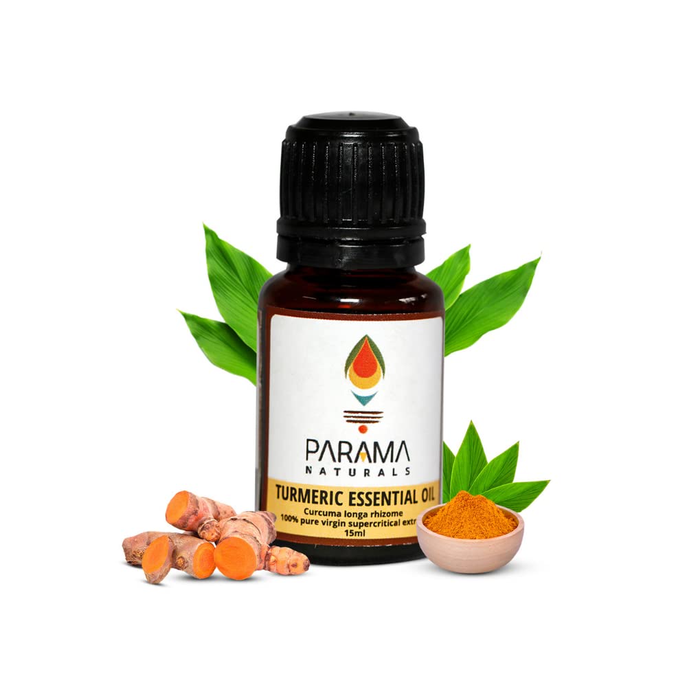 Pure Turmeric Essential Oil|100% Pure & Natural|Aromatherapy, Skincare & Hair Care| 15 ML