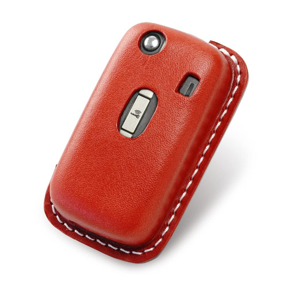 

Leather Chaya Honda CBR11000RR Smart Key Case Cover, Genuine Leather, Made in Japan honda-bk-b, red The Hira красный