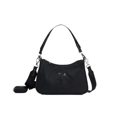 Mahjong Bag Crescent Waterproof Stain Resistant Fashion Versatile Casual Two In One Mother And Child Bag Fabric Handbag A53W121102FBK