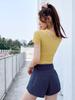 Yuoku Shorts with Sports Running Yoga Side Perfect for and the Gym M and Women's Built-in Pockets, Pants, Shorts, Underwear, One-Piece Leggings,