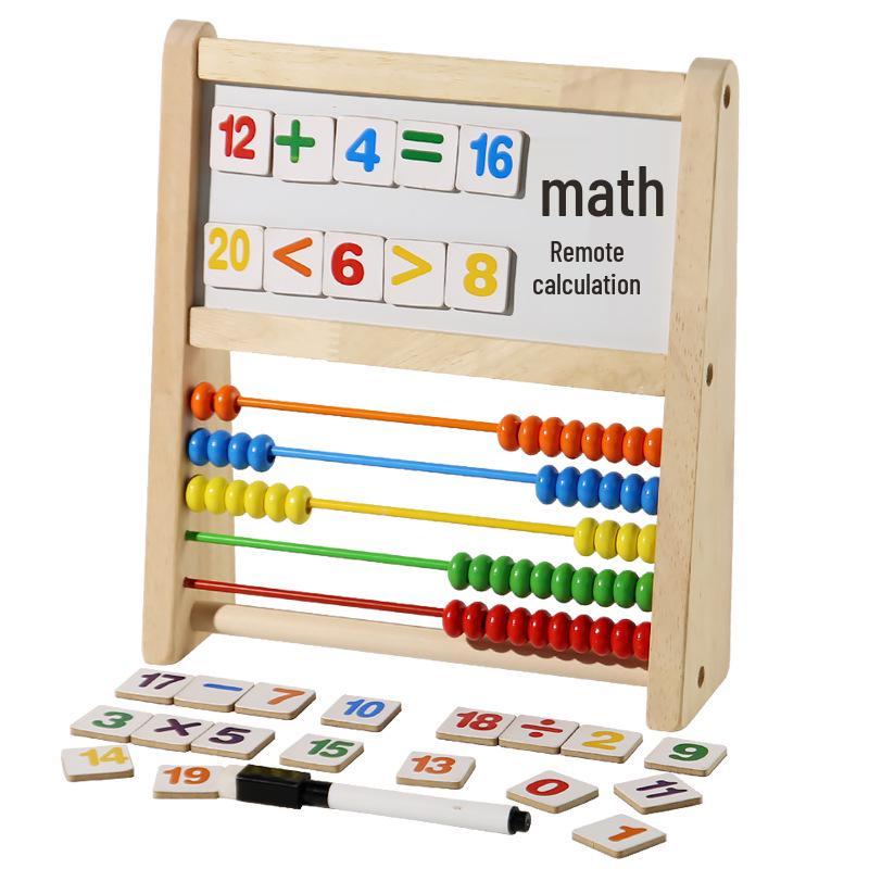 

Магнитная доска для рисования и счеты для детей - Учебное пособие по математике с бусинами для сложения и вычитания