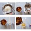 Long Handle Wax Melting Stainless Steel Pot DIY Handmade Aroma Candle Chocolate Butter Soap Tool Non-stick Easy Cleaning Pot