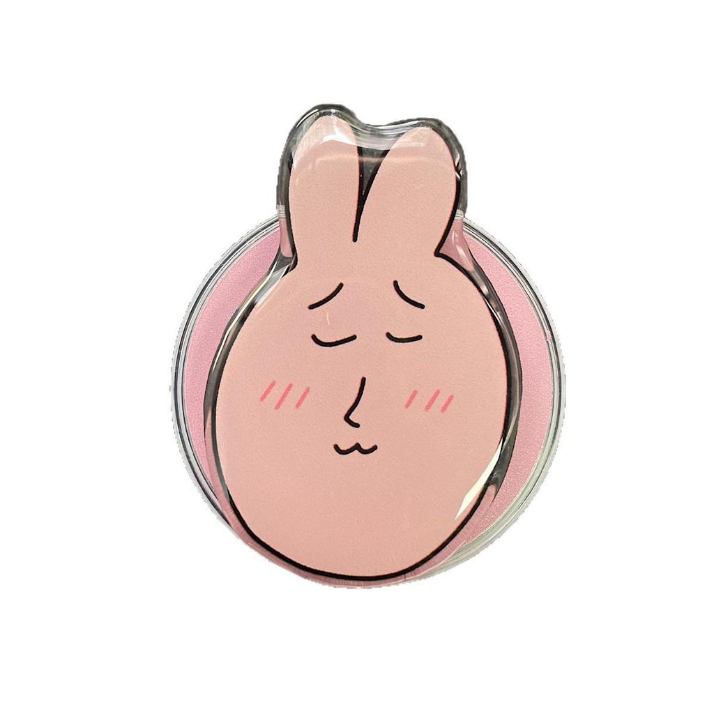 Niche Mirror Strawberry Rabbit Magnetic Stand for MagSafe Phones with Strong Desktop Grip