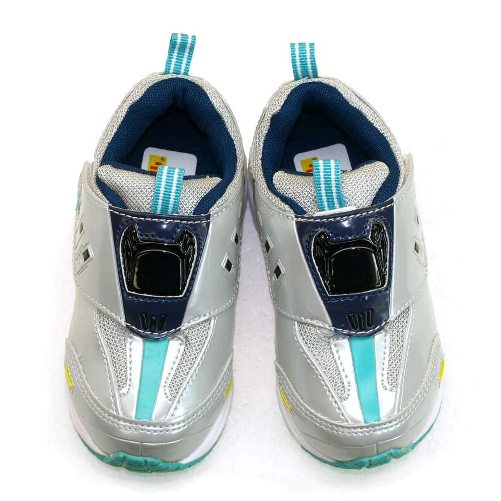 TOMY 16226 E956 Shinkansen Velcro Magic Belt Silber Sportschuhe Kinder [Plarail] ALFA-X (16.0, Messung_16_Punkt_0_Zentimeter)