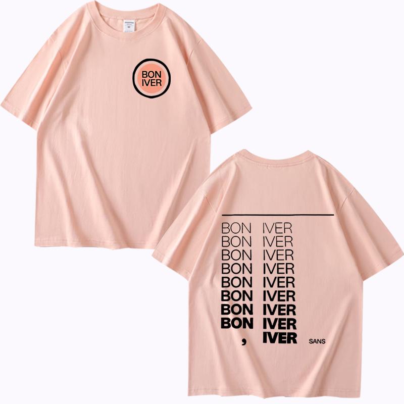 Bon Iver Sable Fable Album 2025 T-shirt men women Oversized 100% Cotton Hot sale short sleeve Summer print Unisex plus size tops