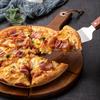 Wooden Pizza Peel With Handle Serving Platter Wooden Pizza Paddle Round Cutting Board For Home Kitchen Baking Oven Accessories