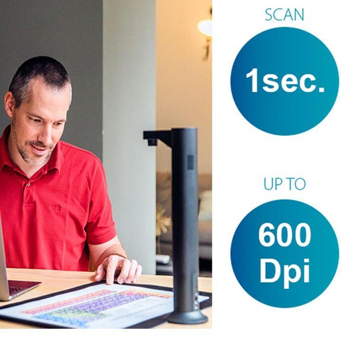 IRIScan Dokumenten- und Buchscanner Desk v7Bus 4K UltraHD 24MP 600dpi