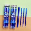 20-Pack 0.5mm Erasable Click Pens with Refill Cores - Moli Moli Le, Blue & Black Ink