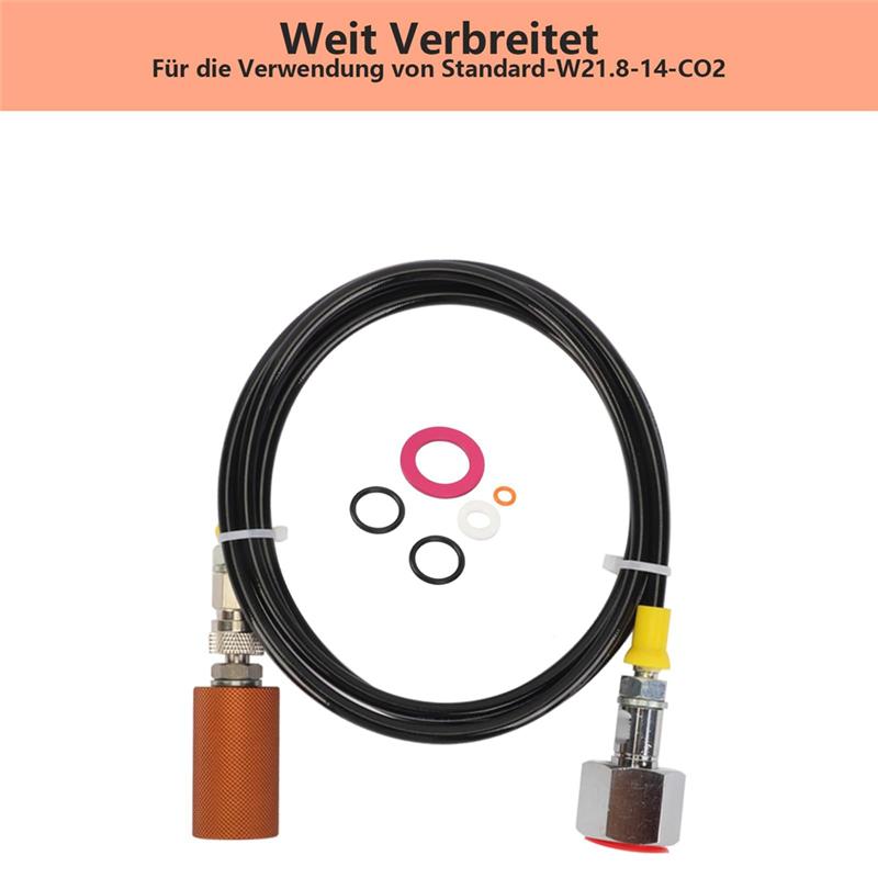 AD23-Adapter High Pressure Hose High Pressure Hose,For CO2 Tanks And Most Soda Machines