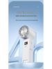 Portable High-Speed Handheld & Desktop USB Charging Fan with Digital Display and Long Battery Life