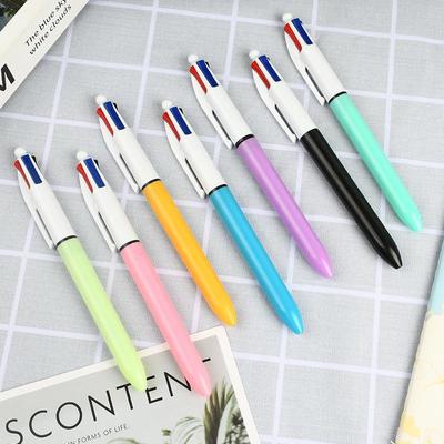 Bolígrafo Retráctil de Cuatro Colores con Logo - Regalo para Estudiantes Multicolor y Bolígrafo para Exposición