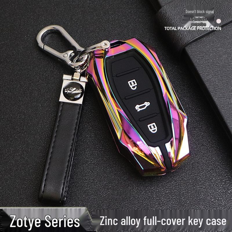 Zotye T700 T600 Damai X5 T300 Key Case: Premium Metal Shell with Buckle