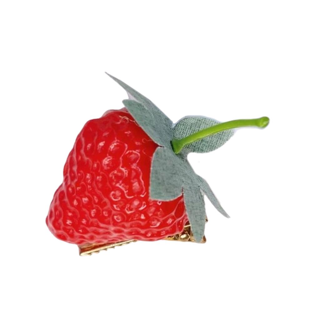 Lifelike Fruit And Vegetable Hair Clips Resin Hairpin Hairpieces Practical Fashion Accessories For Women And Children
