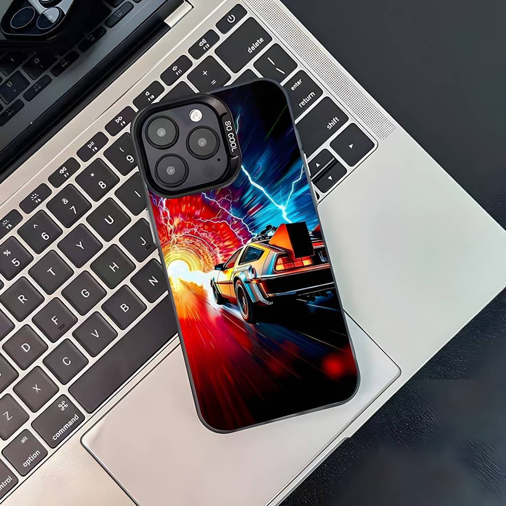 

Movie Back To The F-Future Phone Case For iPhone 17,16,15,14,13,12,11,Pro,XS,Max,Plus,Mini,SE4,E Black Matte Shockproof Cover iPhone13mini