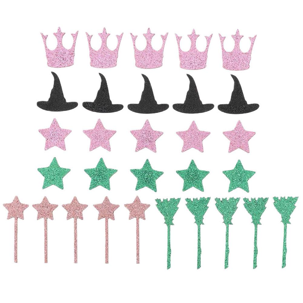 Multicolor Confetti DIY Broom/Staff/Witch Hat/Crown/Stars Confetti Mini Colorful Confetti for Wedding Birthday Festival