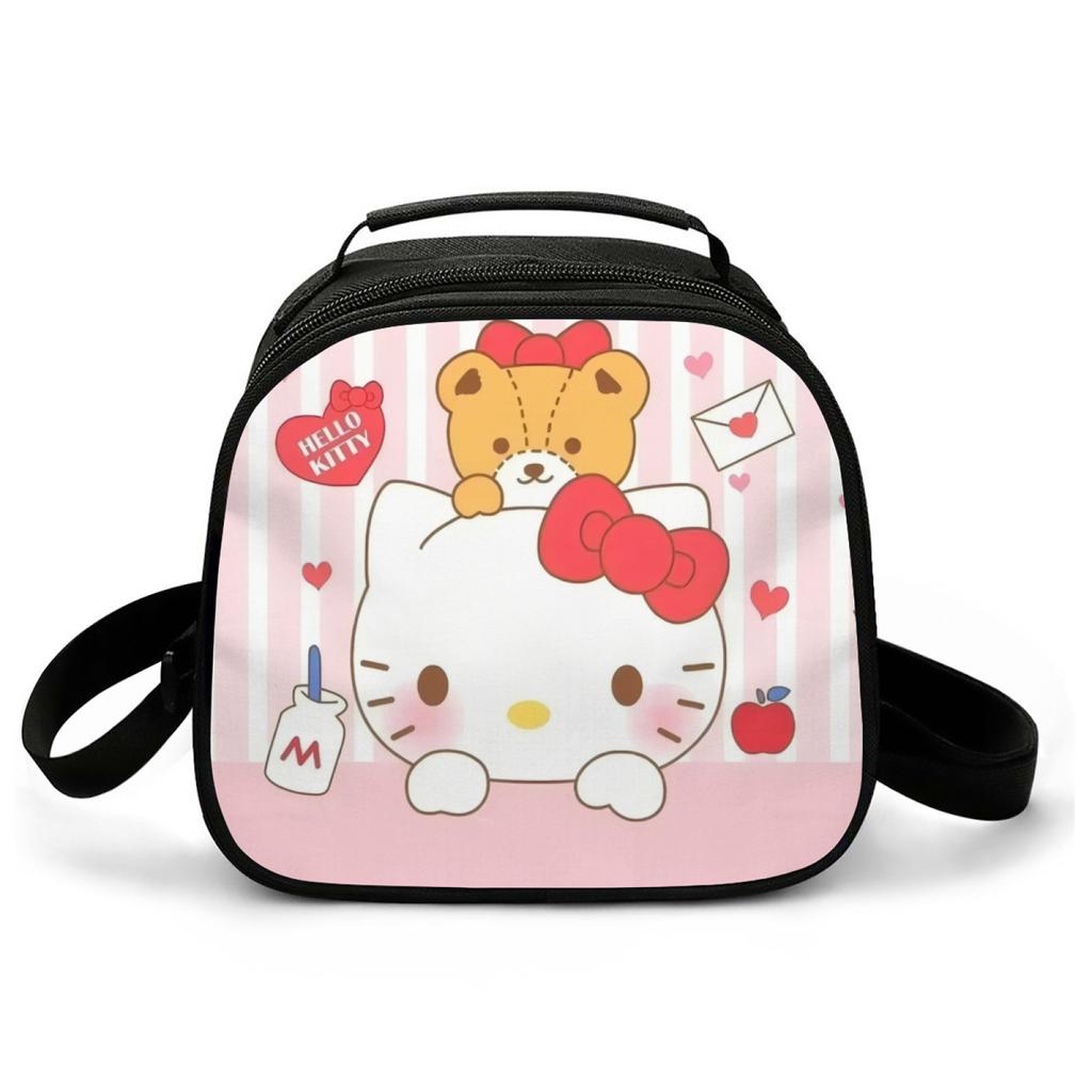 Picnic Bag, Primary And Secondary School Students Lunch Bag, Cartoon Waterproof Handbag, Large-Capacity Thermal Insulation Bag