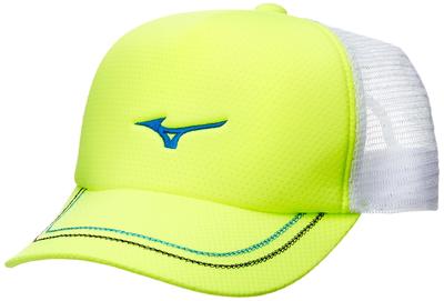 Mizuno Tennis Safety for Club Activities and Free Size Cap, 62JW8001, Yellow, Unisex, Practice, (Head Circumference 56.0-60.0 Cm)