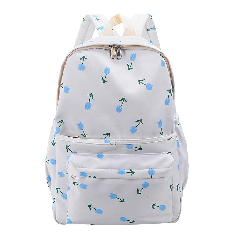 

Цветочный Рюкзак в Стиле Преппи для Колледжа для Женщин - Коллекция Осень/Зима 28x12x41 cm