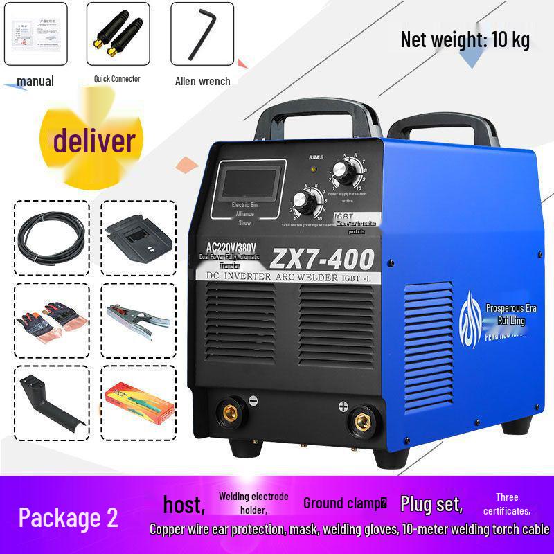 Shengshi Ruiling Dual Voltage 220/380V Smart 4.0 Household/Industrial Electric Welder