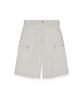 R-4 R-0032 / Zip Cargo Bermuda Pants(Light-Cream)