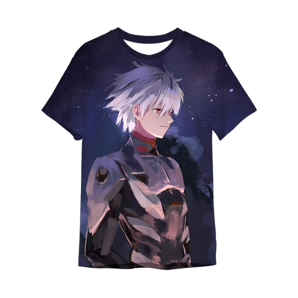 Genesis Evangelion Streetwear Pánské tričko Oblečení Móda Y2k Tričko Pánské oblečení Hip Hop Nadměrný Trend