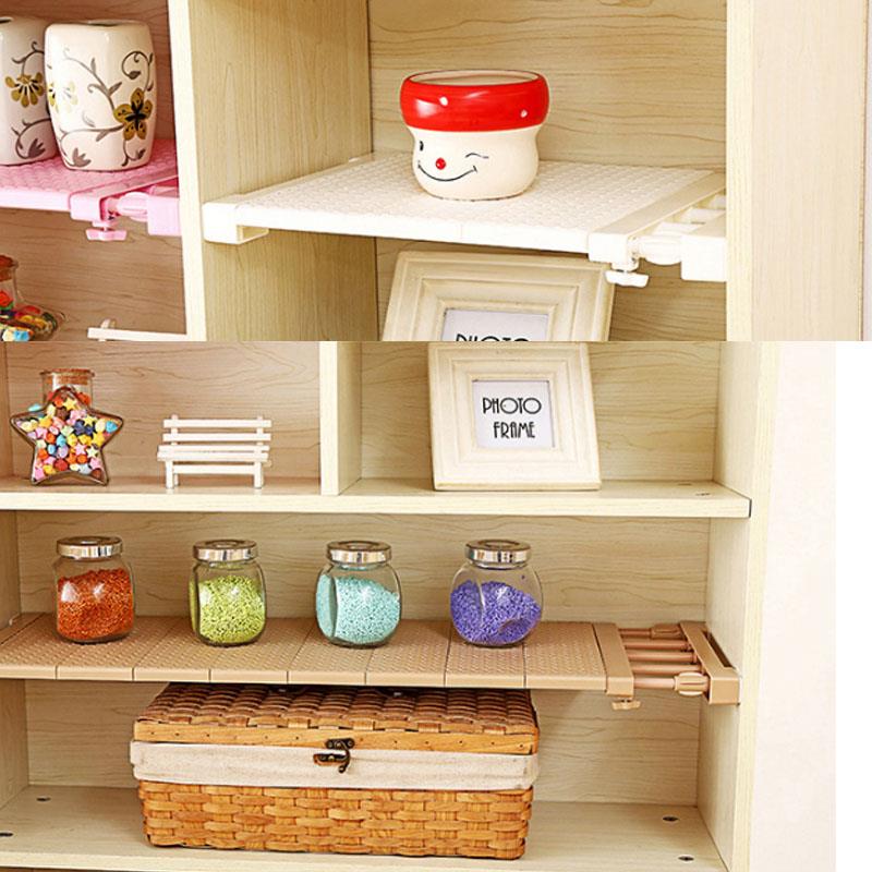 Verstellbares Schrank-Organizer-Lagerregal, Wandmontage, Kchenregal,  platzsparend, fr Kleiderschrank, dekorative Regale, Schrankhalter gnstig  kaufen  Preis, kostenloser Versand, echte Bewertungen mit Fotos  Joom