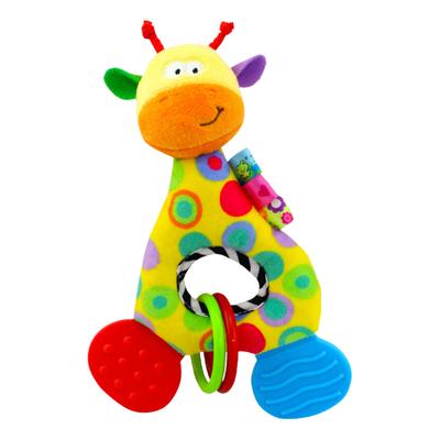 Çıngırak Hayvan Zürafa Bebek Yumuşak Peluş Oyuncak Diş Çıkarma Bebek Sevimli Çocuk Bebek Bebek Diş Çıkarma Oyuncakları Yenidoğan İçin Duyusal Peluş Oyuncaklar