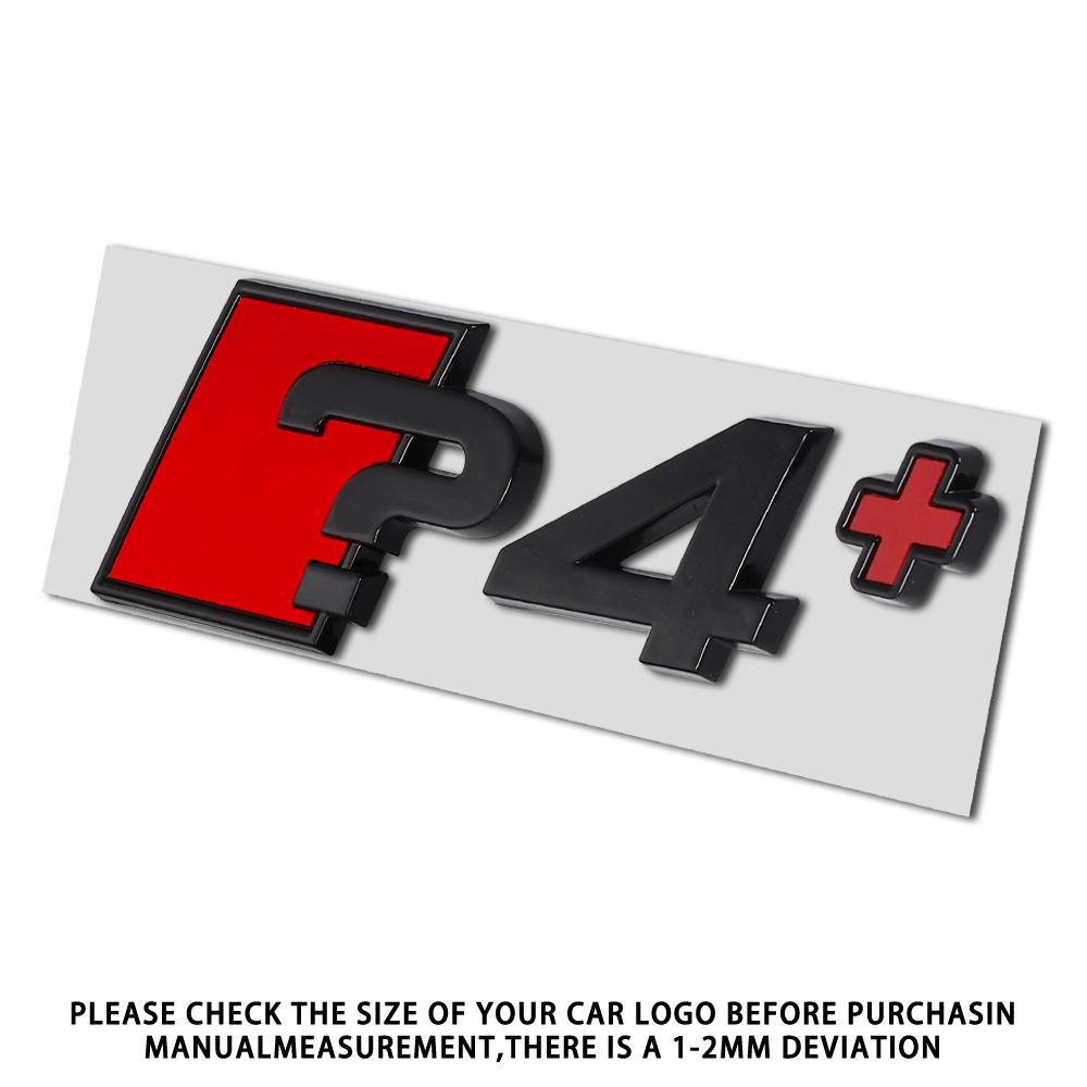 1PC Aluminum ?3 ?4 ?5 ?6 ?7 ?8 ?3+ ?4+ ?5+ ?6+ ?7+ ?8+ Emblem Car Trunk Logo Sticker For Audi A3 8P S3 8V A4 B8 B6 B7 A6 C6 C5 S