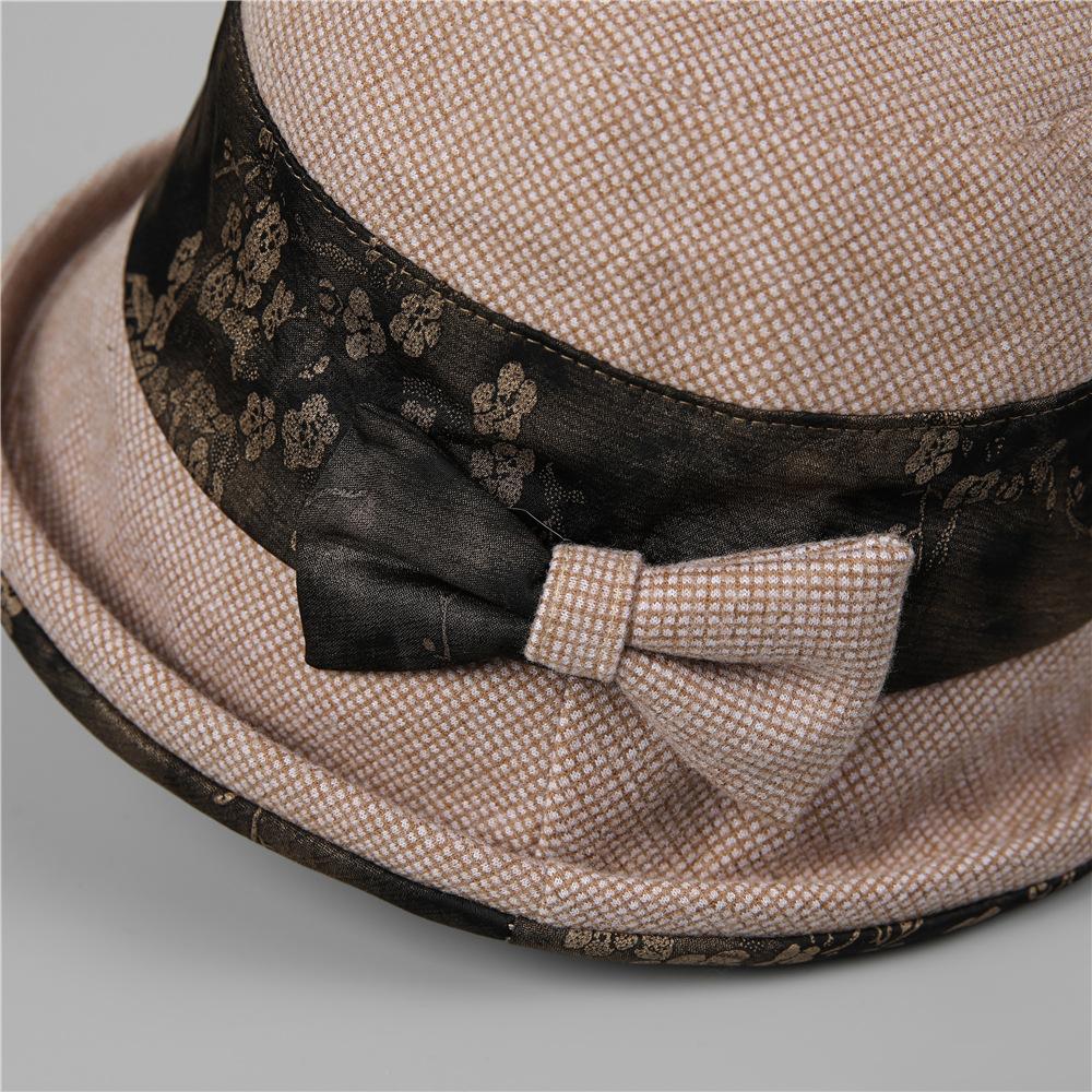 Middle-Aged Mother Hat Ladies Season Casual Warm Bucket Hat Grandma Old Man Foreign Air Basin Hat