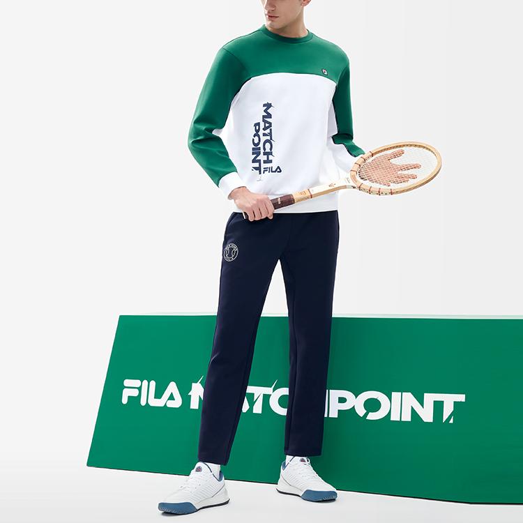 New FILA Athletics Sweatshirts Men's Pine Green A11M213201F-DG
