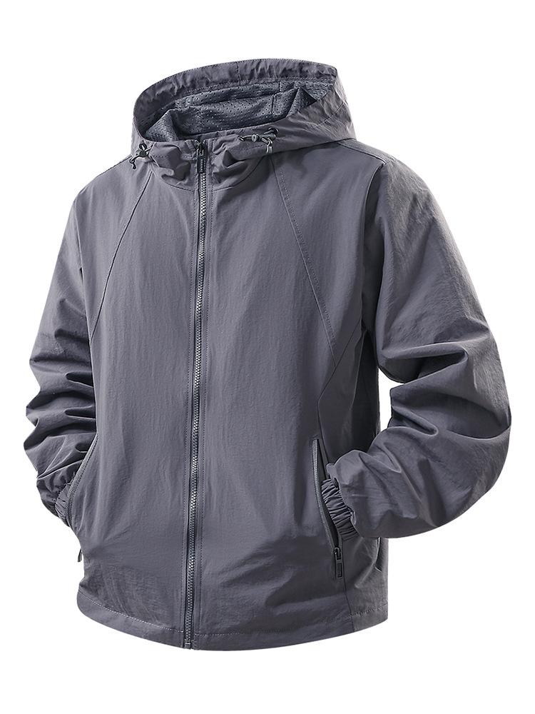 Men's 2025 High-Quality Hooded Jacket - Lightweight Spring/Autumn Casual Outerwear