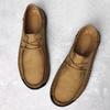 2024 neue Lederschuhe für Herren Freizeitschuhe Vier-Jahreszeiten-Schuhe aus erster Schicht Rindsleder Low-Top handgenähte Outdoor-Wanderschuhe