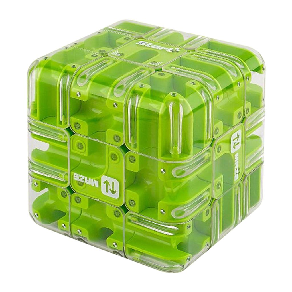 Großes Labyrinth 3D-Puzzles Labyrinthwürfel 3D-Labyrinthwürfel-Puzzle mit rollender Kugel Fesselndes Gehirnjogging-Spielzeug für Kinder