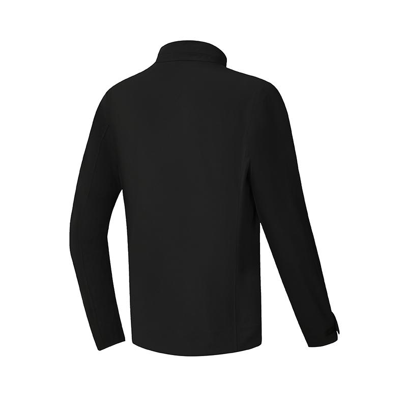 FILA Golf Series Classic Minimalist Versatile Comfortable Warm Woven Stand Collar Cardigan Jacket Men jackets A11M545701FBK