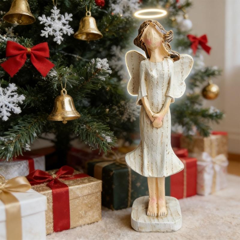 Guarder Angel Statue,Healings Angel Figurines Table Ornament for Thanksgiving Christmas Home Decoration Memorial Gift