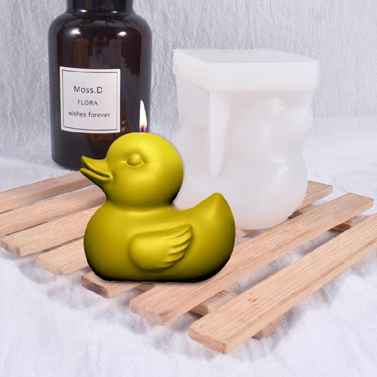Multifunctional Crafting Mold Duck Shape Candle Making Supplies Suitable for Epoxy Resin Crafts Decorative Ornament