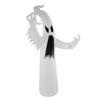 Halloween Inflatable White   with Colorful LED Light IP44 Waterproof Halloween Blow Up Yard Decoration for Outdoor Garden Lawn