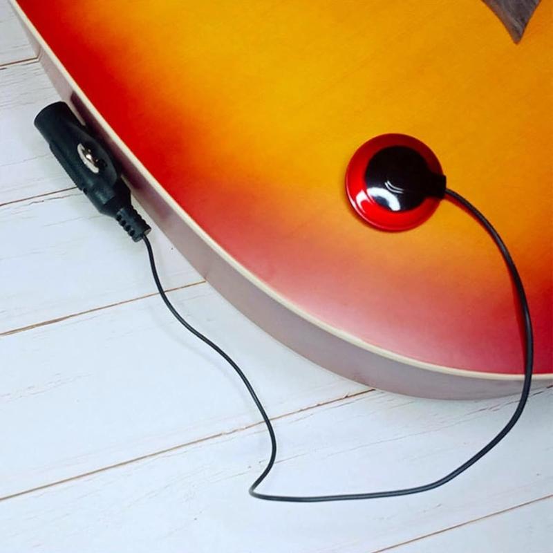 Advanced Contact Sensor for Acoustic Instruments Plastic HousingSound Reproduction for Stage Use Practice Activity