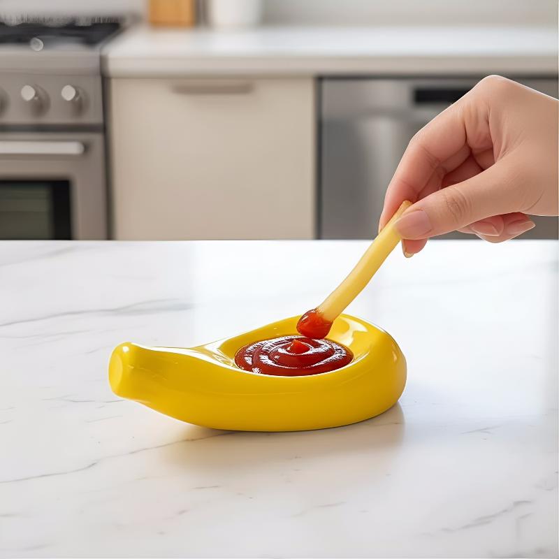 Cute Sauce Dipping Bowls Creative Ketchup Mustard Mayonnaise Wasabi Dipping Dishes Mini Sauce Plates For Sushi Dumplings Snacks