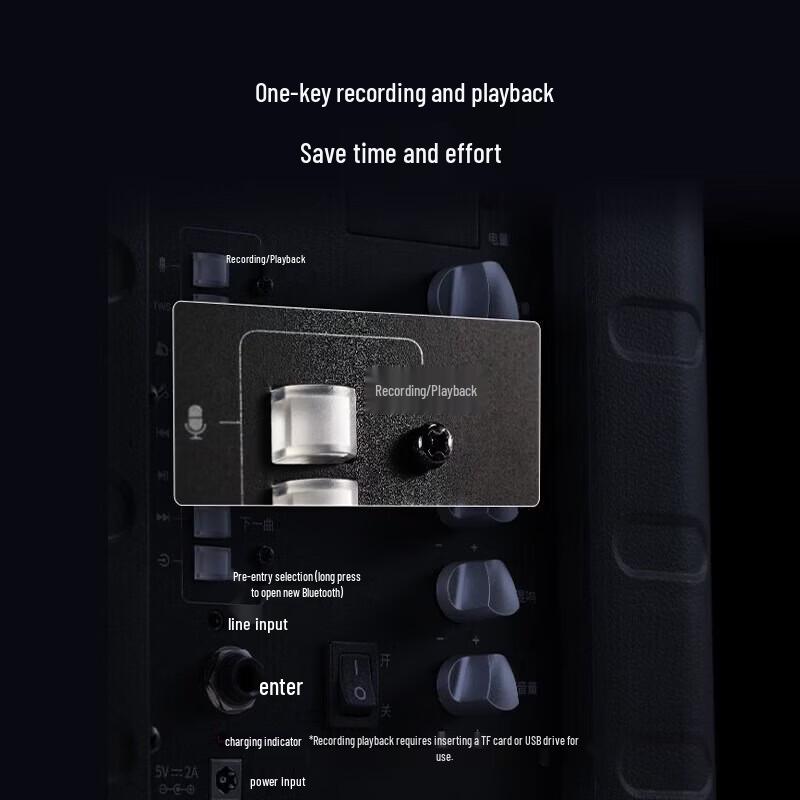 EDIFIER A3-8S 8-Inch Outdoor Portable Bluetooth Speaker with Microphone CN plug (adapter included)