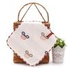 6 Layer Gauze Baby Washcloth 25x25cm Soft Absorbent Jacquard Infant Burp Cloth Thickened Face Towel For Autumn Winter