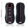 New Silicone Car Smart Remote Key Case Cover For Porsche Panamera Spyder Carrera Macan Boxster Cayman Cayenne 911 970 981 991