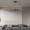 Modern Italian Minimalist Glass Chandelier for Living Room or Bar