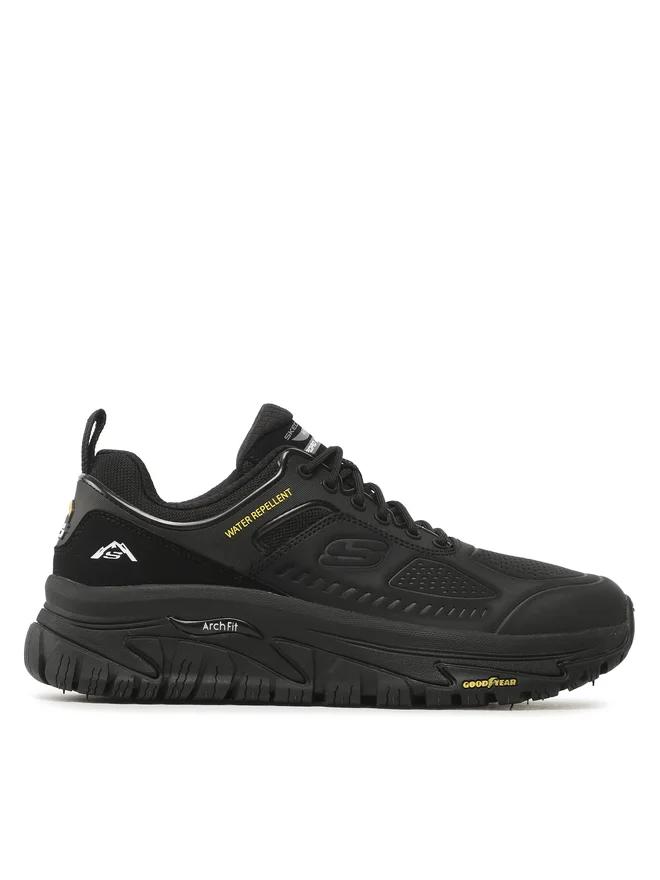 Sports Shoes Skechers Black Red Relaxed Fit Arch Fit Road Walker Recon