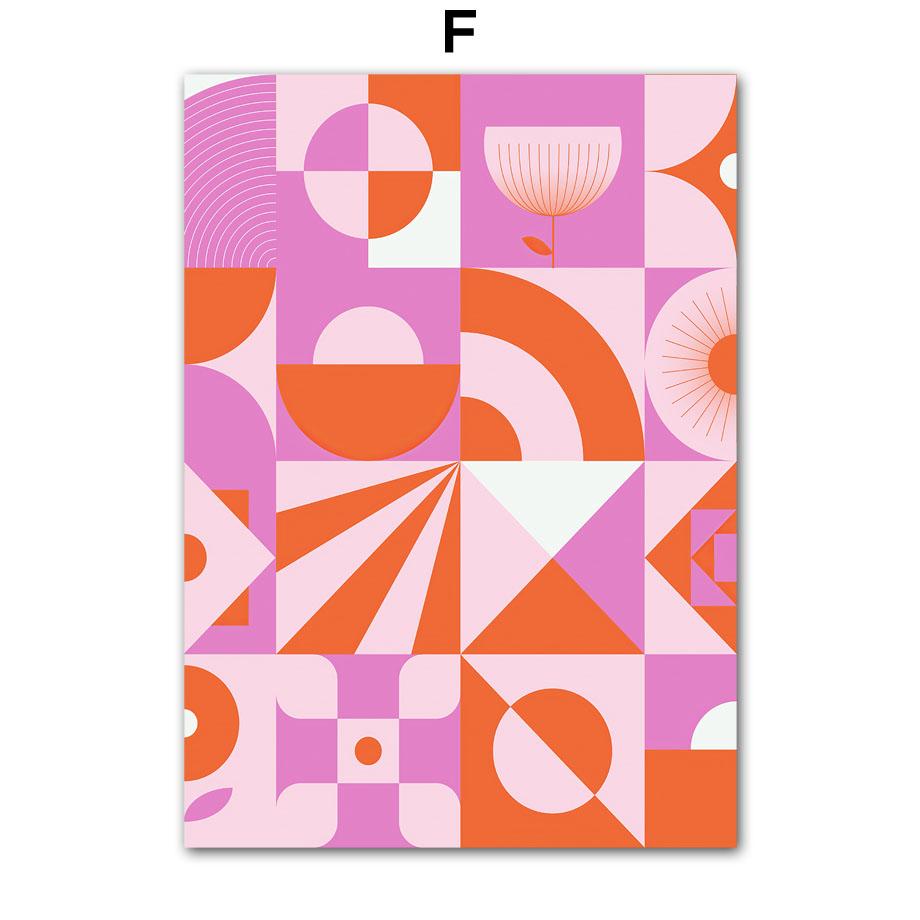 Bauhaus Lines Stripe Geometric Wall Art Posters Prints Nordic Abstract Canvas Painting Hotel Bar Pictures For Living Room Decor