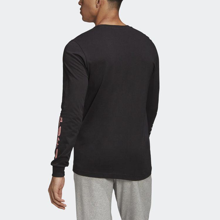 Adidas T Shirts Men's Black Crew Neck Moderate Straight Fit FN1717