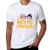 My Besto Friendo Art Tshirt Work Utility Casual Tee Shirt