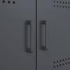 Highboard Anthracite 68 X 39 X 113 Cm Steel