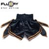 Fluory Muay Thai Shorts Solid Boxing Training Shorts Men's Boxing Clothing Women Free Fight Shorts with Ribbon